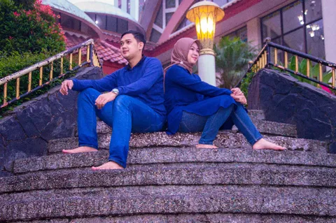 Foto sampul undangan Nanda & Aan