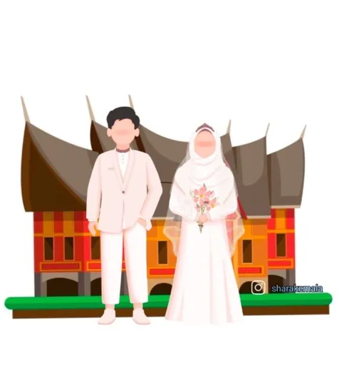 Foto sampul undangan Anjas & Shara