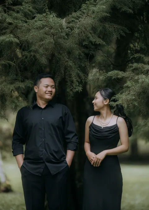 Foto sampul undangan Melinda & Kevin