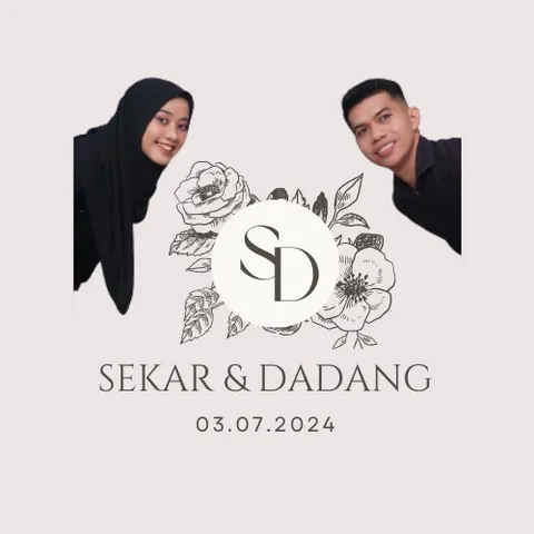 Foto sampul undangan Dadang & Sekar