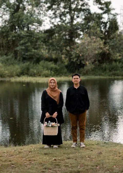 Foto sampul undangan Ahan & Mita