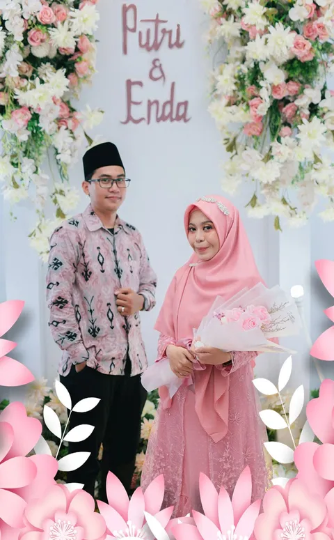 Foto sampul undangan Enda & Berliani