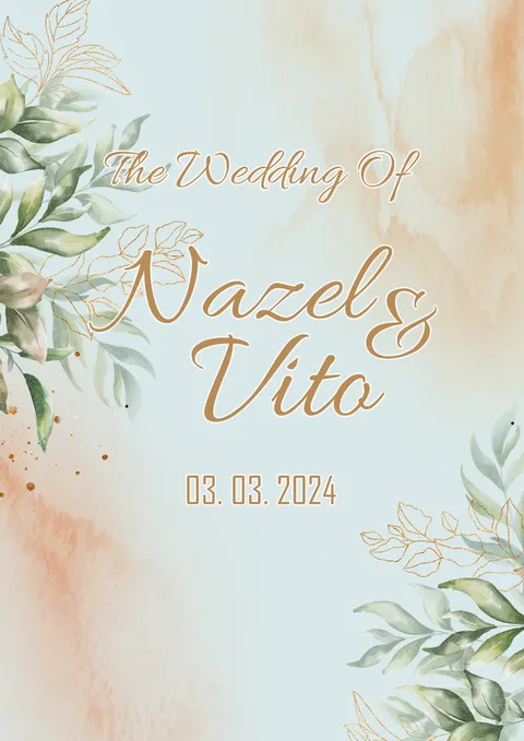 Foto sampul undangan Vito & Nazel