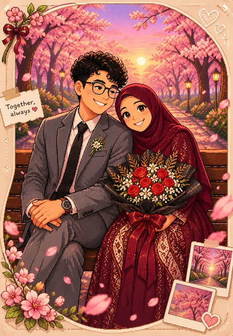 Foto sampul undangan Nurhasan & Yulfa