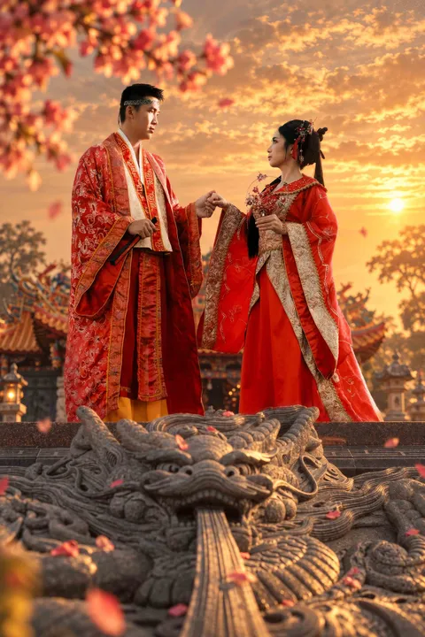 Foto sampul undangan Angie & Leo