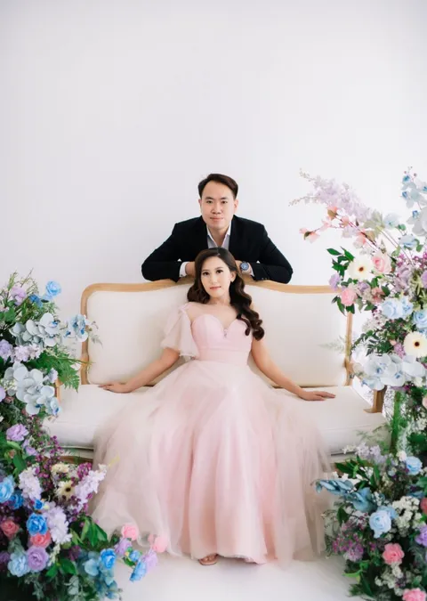 Foto sampul undangan Selvi & Ian