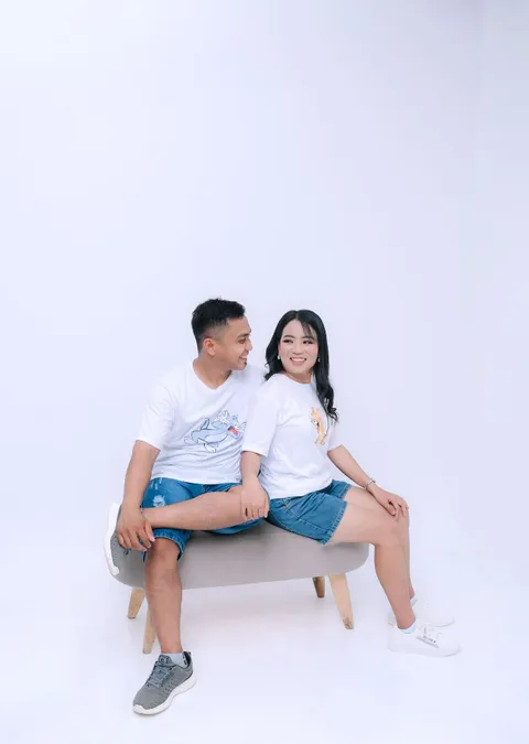 Foto sampul undangan Hermin & Weri