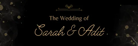 Foto sampul undangan Adit & Sarah