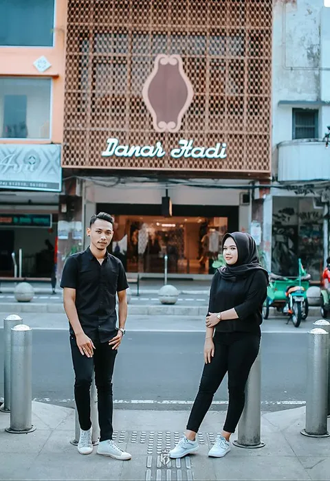 Foto sampul undangan Andini & Angga