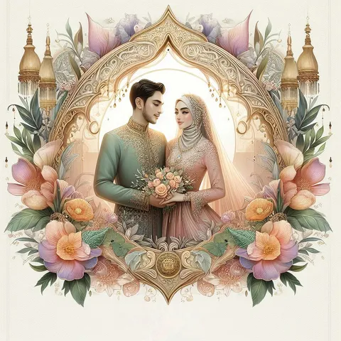 Foto sampul undangan Ahmad & Citra