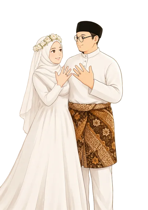 Foto sampul undangan Jannah & Fahmi