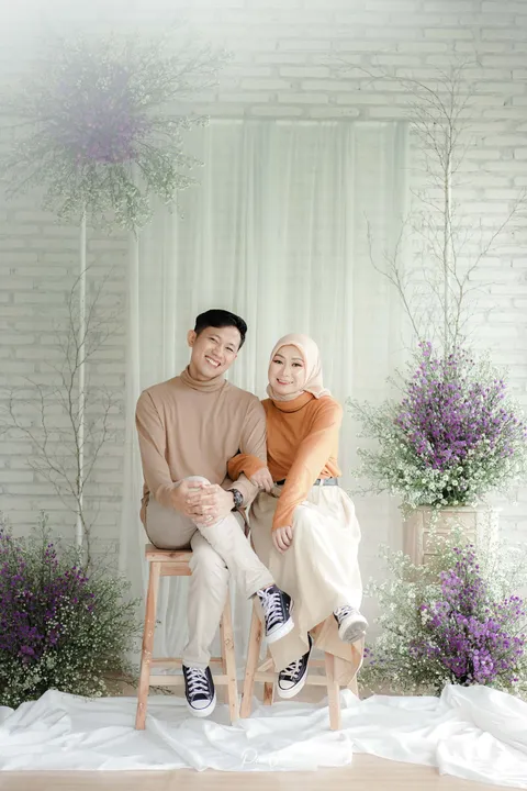 Foto sampul undangan Muxsin & Mia