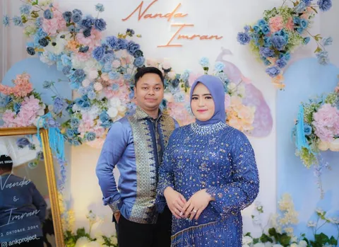 Foto sampul undangan Imran & Nanda