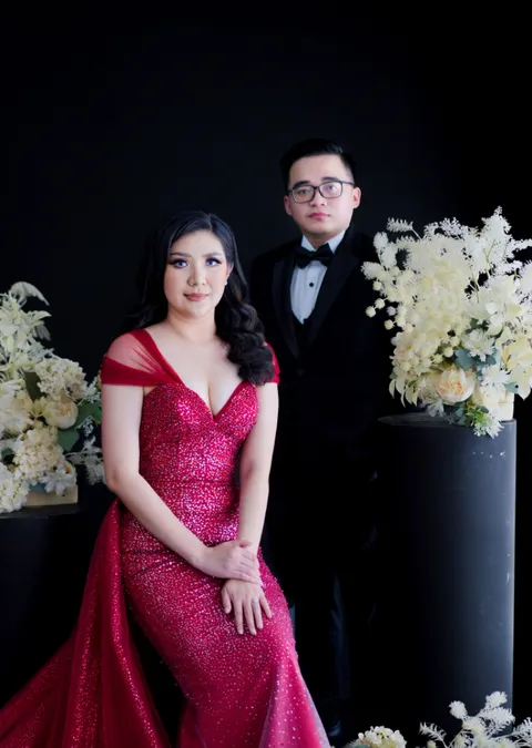Foto sampul undangan Elizabeth & Andreas