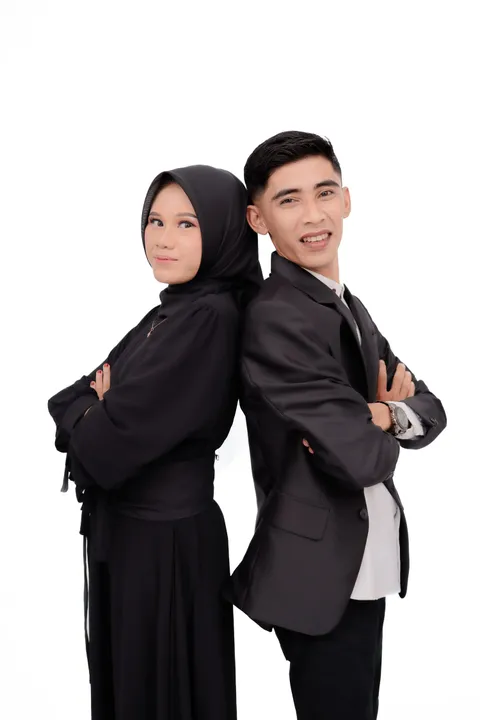 Foto sampul undangan Andra & Eka