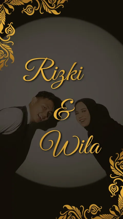 Foto sampul undangan Wila & Rizki