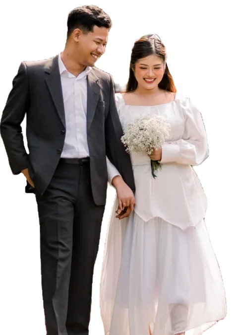 Foto sampul undangan Pawestri & Setiawan
