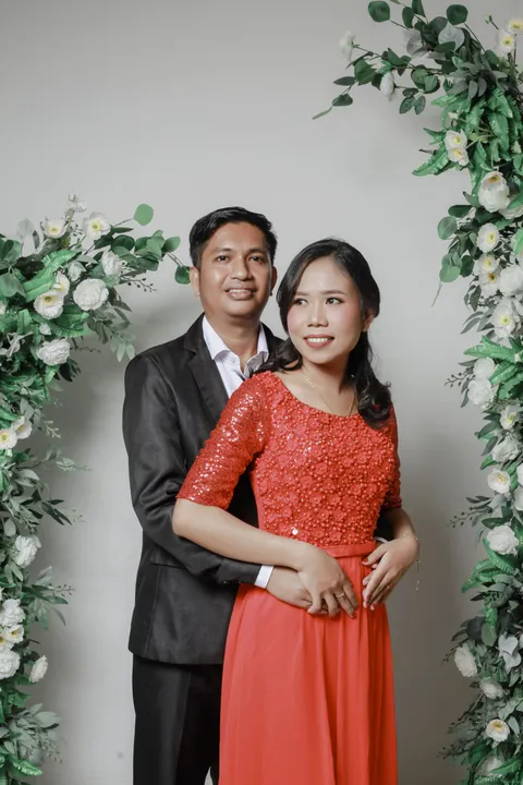 Foto sampul undangan Wawin & Setin