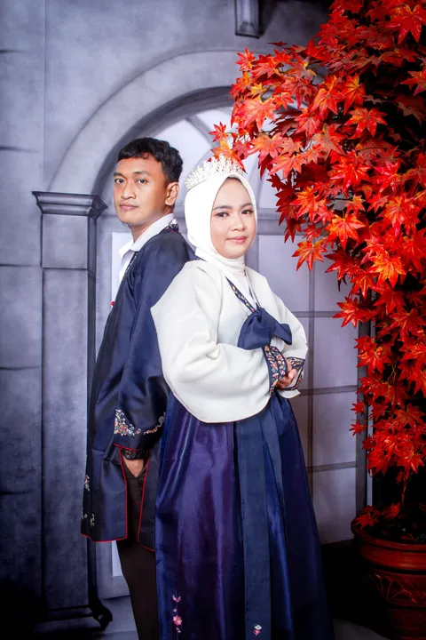 Foto sampul undangan Widya & Reza