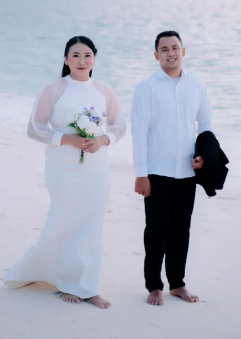 Foto sampul undangan Firman & Novi