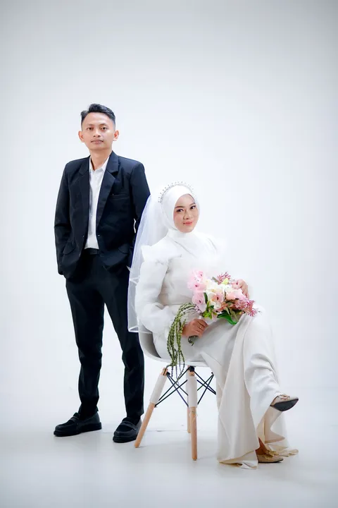 Foto sampul undangan Sandi & Gina