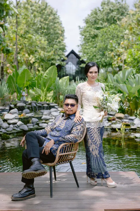 Foto sampul undangan Rai & Adinda