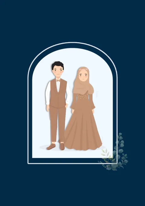 Foto sampul undangan Nita & Ing