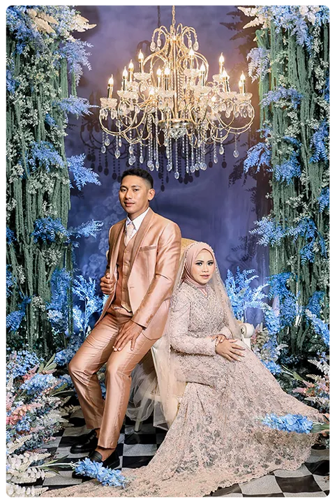 Foto sampul undangan Iadh & Aty
