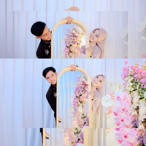 Foto sampul undangan Rian & Evi