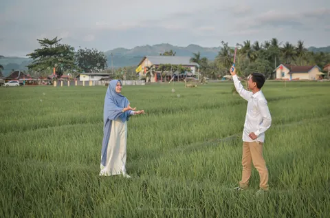 Foto sampul undangan Imam & Anis