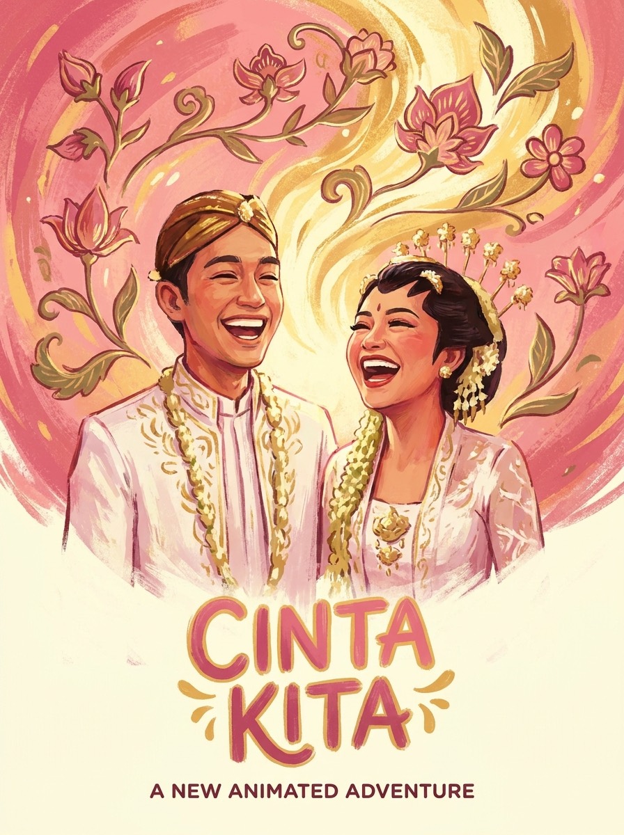 template ai photobooth Ilustrasi Artistik our wedding link